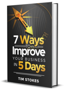business coach tim stokes book 7 ways to improve business